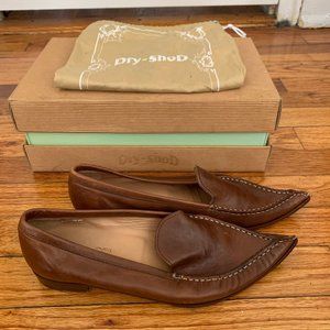 Dry Shod Italian Leather Flats Clarissa sz 6.5